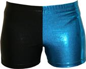 Gem Gear 4 Panel Turquoise Metallic Shorts Gem Gear 4 Panel Turquoise Metallic Shorts