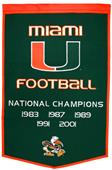 Winning Streak NCAA University of Miami Banner Winning Streak NCAA University of Miami Banner