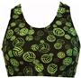 Gem Gear Green Volleyballs Racer Back Bra