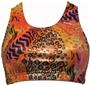 Gem Gear Twisted Jungle Metallic Racer Back Bra