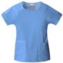 Skechers Women's Two Pocket Round Neck Scrub Top