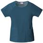 Skechers Women's Two Pocket Round Neck Scrub Top