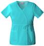 Skechers Women's Two Pocket Mock Wrap Scrub Top