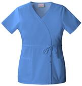 Skechers Women's Two Pocket Mock Wrap Scrub Top