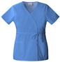 Skechers Women's Two Pocket Mock Wrap Scrub Top