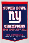 Winning Streak NFL New York Giants Dynasty Banner