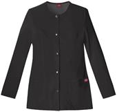 Dickies Women's Crew Neck Scrub Warm Up Jackets