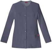 Dickies Women's Crew Neck Scrub Warm Up Jackets
