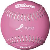 Wilson HOPE Pink Fastpitch Softballs (1 Dozen)