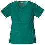 Skechers Women's Zip Mock Wrap Scrub Top
