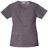 Skechers Women's Zip Mock Wrap Scrub Top