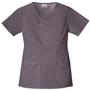 Skechers Women's Zip Mock Wrap Scrub Top