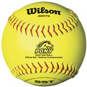 Wilson Pony League Fastpitch Softballs (1 DOZ) Wilson Pony League Fastpitch Softballs (1 DOZ)