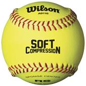 Wilson 12" Soft Compression Cloth Softballs 1 DZ