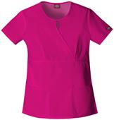 Dickies Women's EDS Keyhole Mock Wrap Scrub Tops