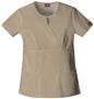 Dickies Women's EDS Keyhole Mock Wrap Scrub Tops