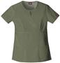 Dickies Women's EDS Keyhole Mock Wrap Scrub Tops
