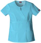 Dickies Women's EDS Keyhole Mock Wrap Scrub Tops