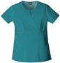 Dickies Women's EDS Keyhole Mock Wrap Scrub Tops