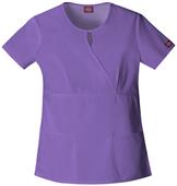 Dickies Women's EDS Keyhole Mock Wrap Scrub Tops