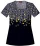 Dickies Women's Fashion Print Sq Neck Scrub Tops