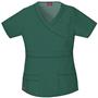 Dickies Women's Gen Flex Mock Wrap Scrub Tops