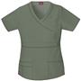 Dickies Women's Gen Flex Mock Wrap Scrub Tops