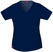 Dickies Women's Gen Flex Mock Wrap Scrub Tops