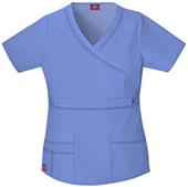 Dickies Women's Gen Flex Mock Wrap Scrub Tops
