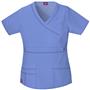 Dickies Women's Gen Flex Mock Wrap Scrub Tops