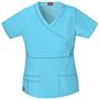 Dickies Women's Gen Flex Mock Wrap Scrub Tops