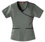 Dickies Women's Hip Flip Mock Wrap Scrub Tops
