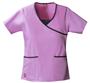 Dickies Women's Hip Flip Mock Wrap Scrub Tops