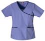 Dickies Women's Hip Flip Mock Wrap Scrub Tops