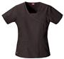 Dickies Women's Hip Flip Mock Wrap Scrub Tops