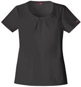 Dickies Women's Fashion Scoop Neck Scrub Tops