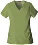 Dickies Women's Natural V-Neck Scrub Tops