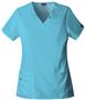Dickies Women's Natural V-Neck Scrub Tops