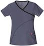 Dickies Women's Soft Works Mock Wrap Scrub Tops