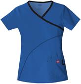 Dickies Women's Soft Works Mock Wrap Scrub Tops
