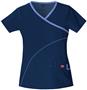 Dickies Women's Soft Works Mock Wrap Scrub Tops