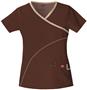 Dickies Women's Soft Works Mock Wrap Scrub Tops