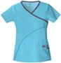 Dickies Women's Soft Works Mock Wrap Scrub Tops