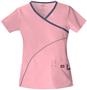 Dickies Women's Soft Works Mock Wrap Scrub Tops