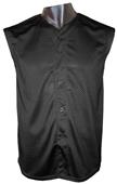 Button Sleeveless Mesh Baseball Jersey-Closeout