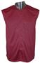Button Sleeveless Mesh Baseball Jersey-Closeout