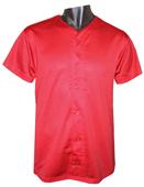 Full Button Front Mesh Baseball Jersey-Closeout