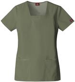 Dickies Women's EDS Square Neck Scrub Tops