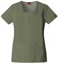 Dickies Women's EDS Square Neck Scrub Tops