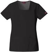 Dickies Women's EDS Square Neck Scrub Tops